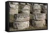 Stone Glyphs in Front of the Palace of Masks, Kabah Archaeological Site, Yucatan, Mexico-Richard Maschmeyer-Framed Stretched Canvas