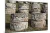 Stone Glyphs in Front of the Palace of Masks, Kabah Archaeological Site, Yucatan, Mexico-Richard Maschmeyer-Mounted Photographic Print