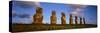 Stone Heads, Easter Islands, Chile-null-Stretched Canvas