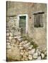 Stone House, Cres, Croatia-Russell Young-Stretched Canvas