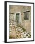 Stone House, Cres, Croatia-Russell Young-Framed Photographic Print