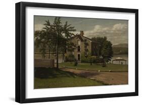 Stone House, Larrabee's Point, Vermont, 1906-John George Brown-Framed Giclee Print