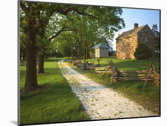 Stone House, Sully Plantation, Fairfax County, Virginia, USA-Charles Gurche-Mounted Premium Photographic Print