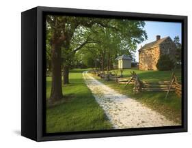 Stone House, Sully Plantation, Fairfax County, Virginia, USA-Charles Gurche-Framed Stretched Canvas