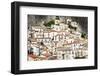 Stone houses in the medieval town of Castelmezzano, Dolomiti Lucane-Roberto Moiola-Framed Photographic Print