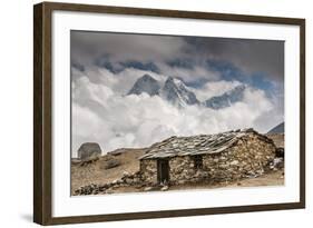 Stone hut, Khumbu Valley, Nepal.-Lee Klopfer-Framed Photographic Print