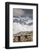 Stone hut, Khumbu Valley, Nepal.-Lee Klopfer-Framed Photographic Print