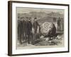 Stone Inscribed with a Memorial of the King of Denmark's Visit to Iceland-null-Framed Giclee Print