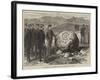 Stone Inscribed with a Memorial of the King of Denmark's Visit to Iceland-null-Framed Giclee Print