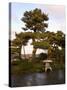 Stone Lantern, Kenrokuen Garden, Ishigawa Prefecture, Japan-Christian Kober-Stretched Canvas