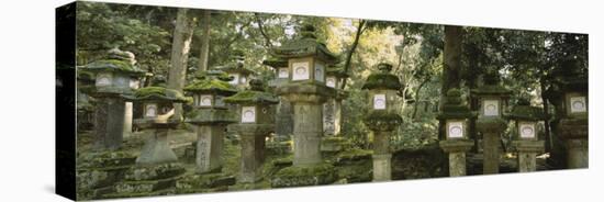 Stone Lanterns, Kasuga Taisha, Nara, Japan-null-Stretched Canvas