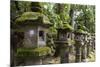 Stone Lanterns, Nara, Kansai, Japan, Asia-Michael Runkel-Mounted Photographic Print