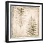 Stone Leaf II-Irena Orlov-Framed Art Print