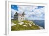 Stone Lighthouse in Rose Blanche, Remote Village in Southern Newfoundland, Canada, North America-Michael Runkel-Framed Photographic Print