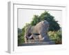 Stone Lion, War Trophy of Nebuchadnezzar II, Babylon, Iraq-null-Framed Giclee Print