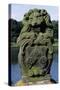 Stone Lion with Van Zuylen Family Crest, Castle De Haar, 1892-null-Stretched Canvas