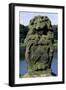 Stone Lion with Van Zuylen Family Crest, Castle De Haar, 1892-null-Framed Giclee Print