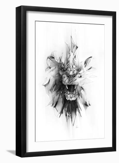 Stone Lion-Alexis Marcou-Framed Premium Giclee Print