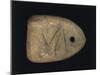 Stone Loom Weight with Carved Alphabet, from Monte Loffa, Veneto Region-null-Mounted Giclee Print