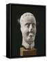 Stone Male Head from Entremont-null-Framed Stretched Canvas