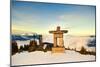 Stone Man on Mount Whistler-null-Mounted Premium Giclee Print