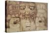 Stone Mask of Mayan Sun God Kinichna-Richard Maschmeyer-Stretched Canvas