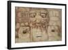 Stone Mask of Mayan Sun God Kinichna-Richard Maschmeyer-Framed Photographic Print