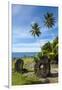 Stone Money on the Island of Yap, Micronesia-Michael Runkel-Framed Photographic Print