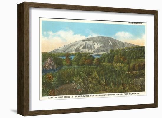 Stone Mountain, Atlanta, Georgia-null-Framed Art Print