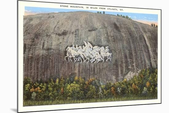 Stone Mountain, Atlanta, Georgia-null-Mounted Premium Giclee Print