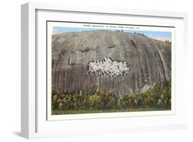 Stone Mountain, Atlanta, Georgia-null-Framed Art Print