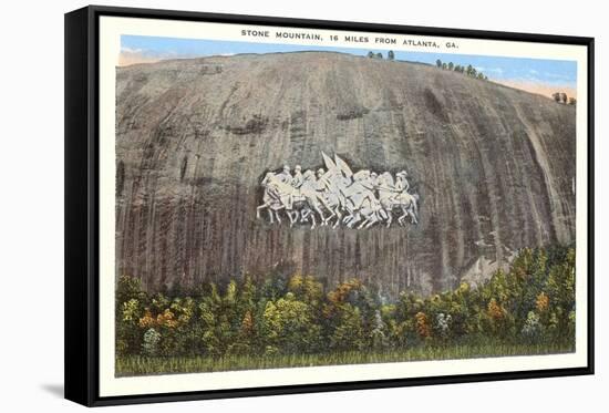 Stone Mountain, Atlanta, Georgia-null-Framed Stretched Canvas