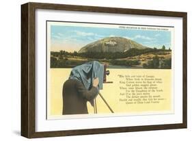 Stone Mountain, Poem, Georgia-null-Framed Art Print