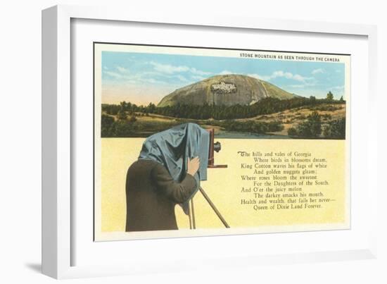 Stone Mountain, Poem, Georgia-null-Framed Art Print