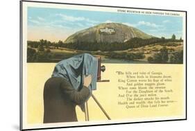 Stone Mountain, Poem, Georgia-null-Mounted Art Print