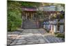 Stone Path Leading to Red Japanese Temple-Sheila Haddad-Mounted Photographic Print