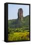 Stone pillar in the mountain, Bahir Dar, Ethiopia-Keren Su-Framed Stretched Canvas