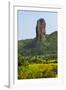 Stone pillar in the mountain, Bahir Dar, Ethiopia-Keren Su-Framed Photographic Print