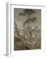 Stone Pines at Sestri-John Ruskin-Framed Giclee Print