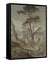 Stone Pines at Sestri-John Ruskin-Framed Stretched Canvas