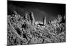 Stone Planet Surface Black and White-xbrchx-Mounted Photographic Print