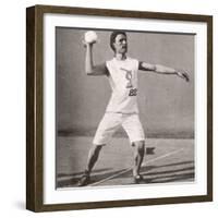 Stone Putting - Olympic Games 1906-null-Framed Photographic Print