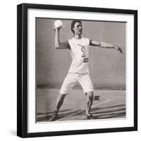 Stone Putting - Olympic Games 1906-null-Framed Photographic Print