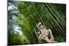 Stone Qi Ling Statue, a Mythical Lion, at Yunqi Bamboo Forest in Hangzhou, Zhejiang, China, Asia-Andreas Brandl-Mounted Photographic Print