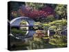 Stone 'Rainbow' Bridge or 'Koko-Kyo', Hiroshima's Shukkeien Formal Garden Dating to Ad 1620, Japan-Dave Bartruff-Stretched Canvas