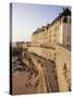 Stone Ramparts of One-Time Pirate Base, St. Malo, Brittany, France-Ken Gillham-Stretched Canvas