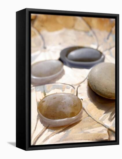 Stone Reflections I-Nicole Katano-Framed Stretched Canvas