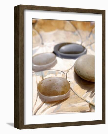 Stone Reflections I-Nicole Katano-Framed Photo