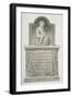 Stone Relief, Newgate Street, City of London, 1820-null-Framed Giclee Print