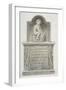 Stone Relief, Newgate Street, City of London, 1820-null-Framed Giclee Print